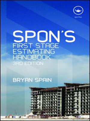 cover image of Spon's First Stage Estimating Handbook